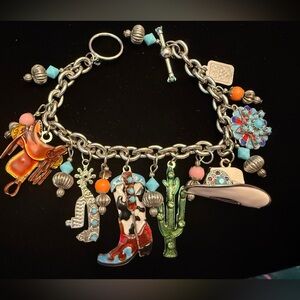 LATR 2GO Lunch at The Ritz Rodeo Western Charm Bracelet